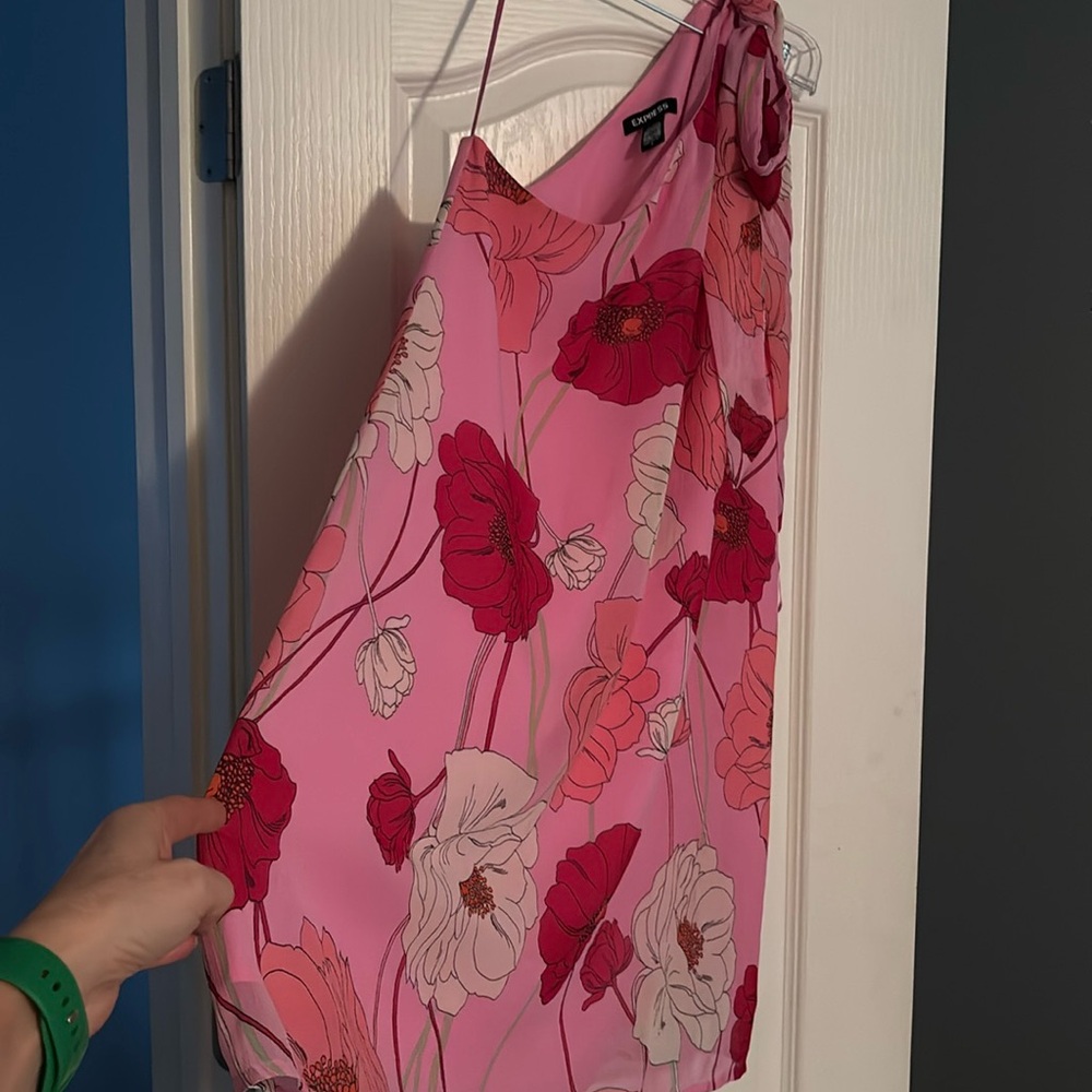 Express one shoulder dress